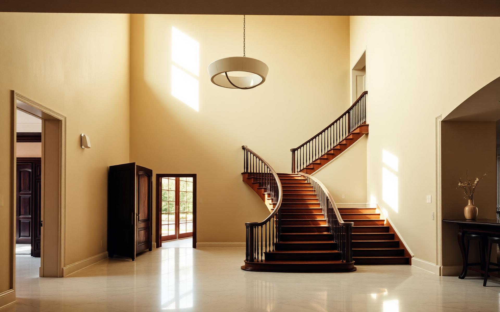 Double-height entryway